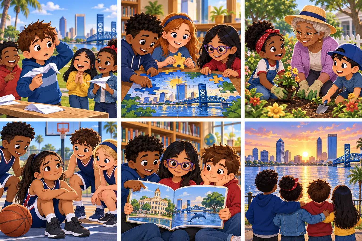 Illustrative FITZ4JAX campaign concept for Children & Civic Learning