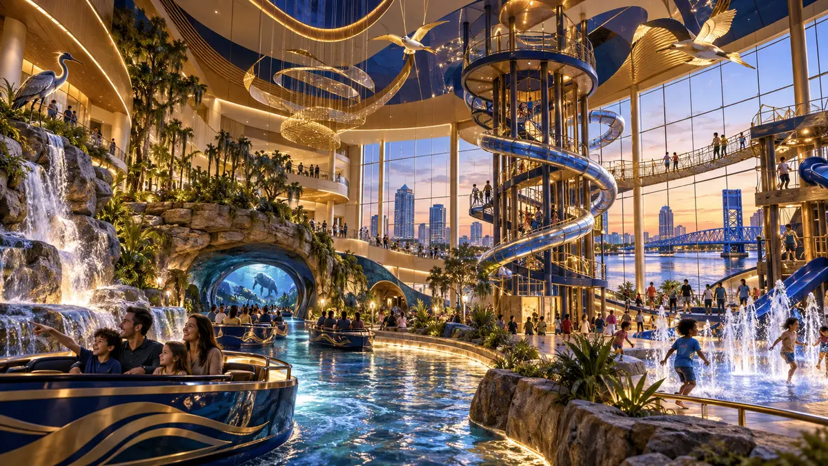 Indoor family discovery and theme-park experience
