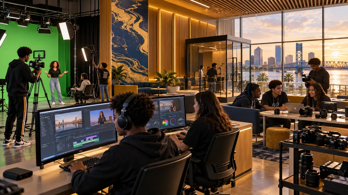 Interactive digital arts gallery
