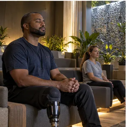 Quiet reflection and wellness room