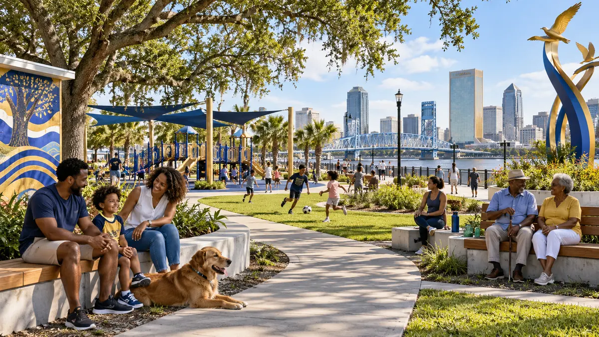 Illustrative Jacksonville community concept for the Murray Hill neighborhood plan