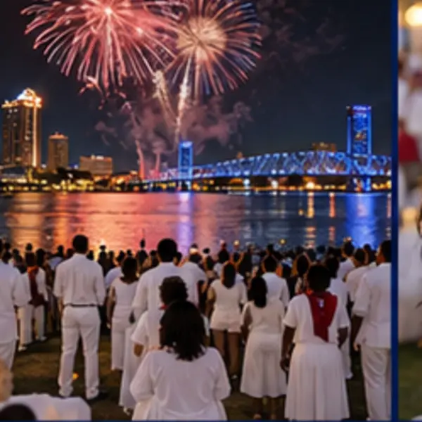 DUVAAAL HOMECOMING: The Mayor’s Town Hall Ball and a New Civic Renaissance: Fireworks above the St. Johns River