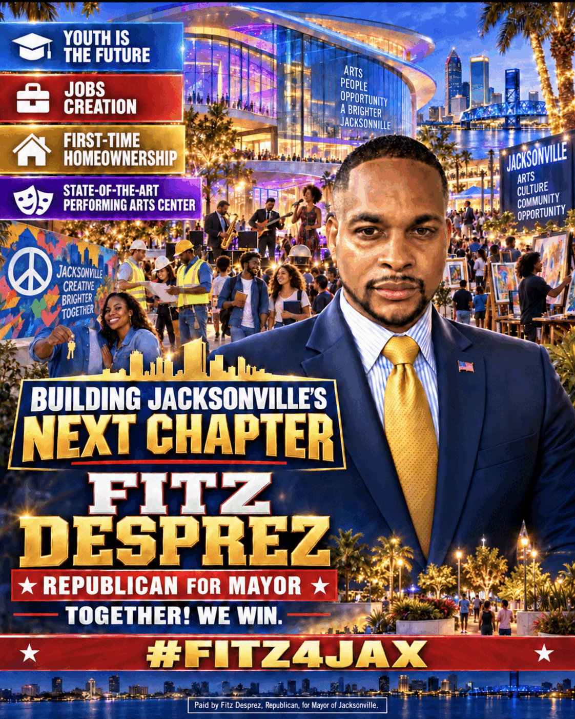 Illustrative FITZ4JAX campaign concept for Campaign Film & Video