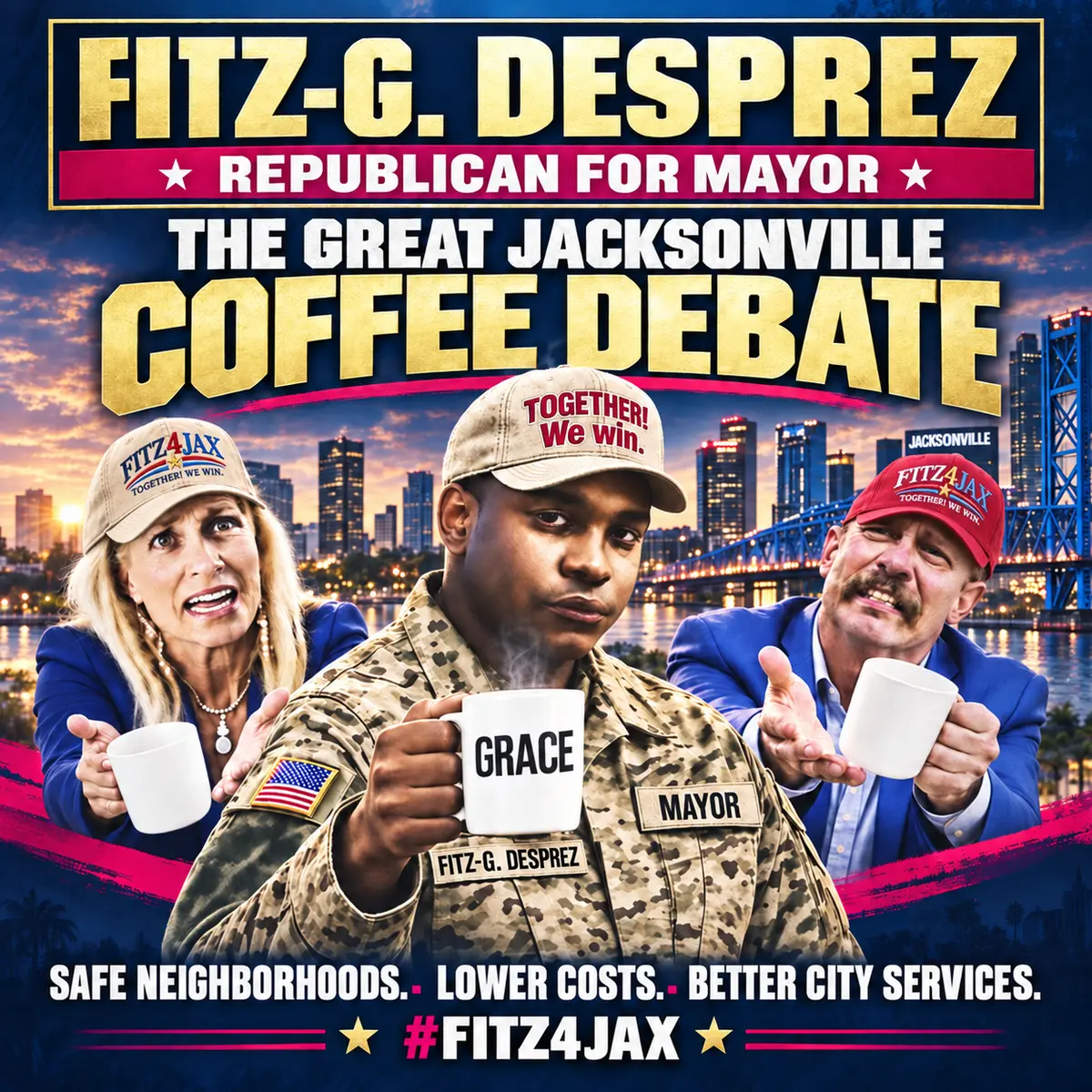 FITZ4JAX Campaign Caps