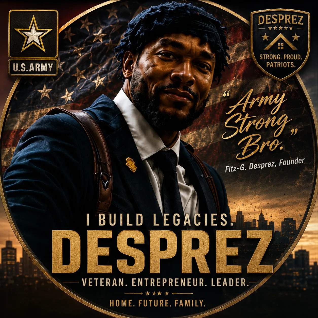 Army Strong brotherhood tribute from Fitz Desprez
