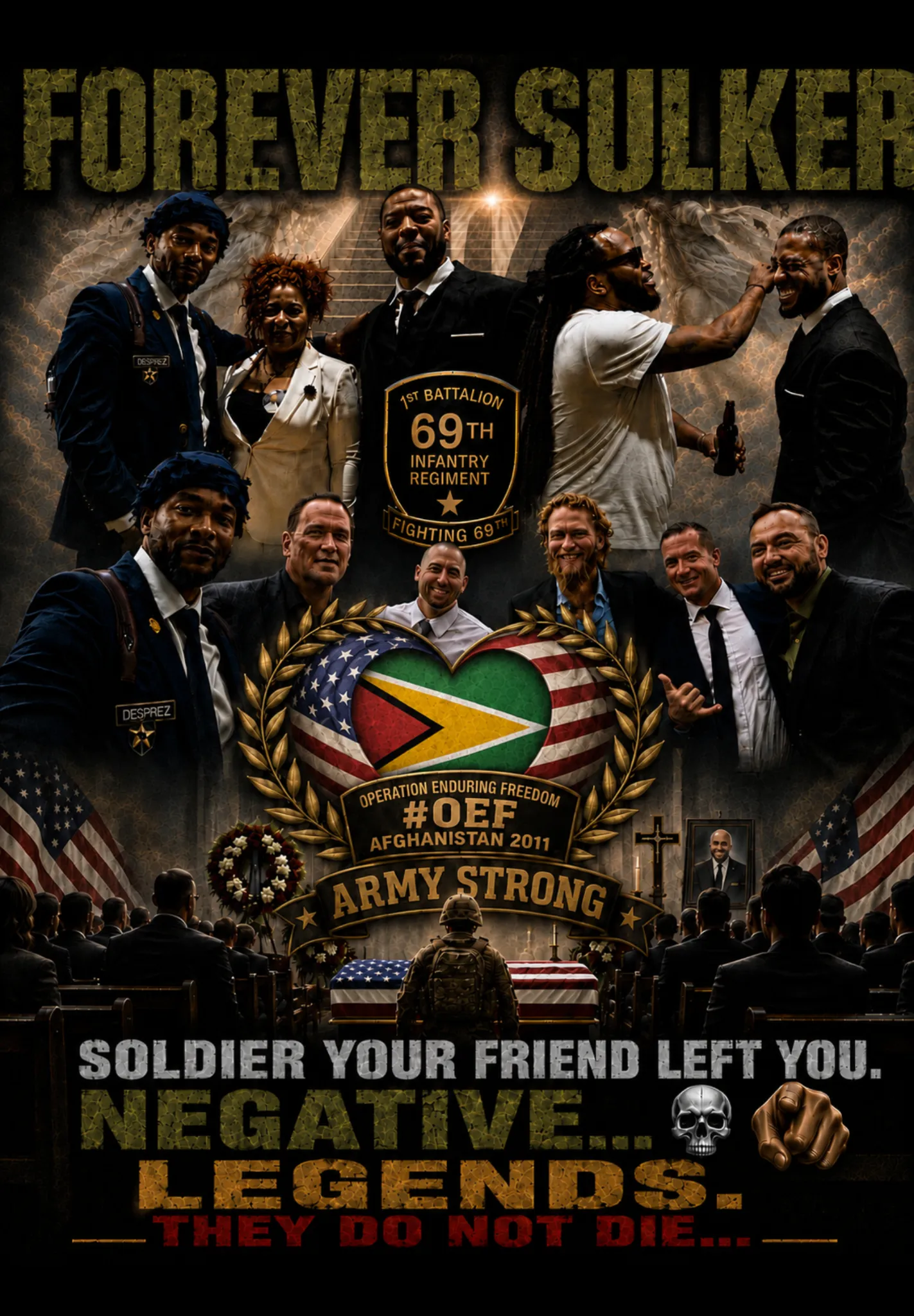 Forever Sulker military brotherhood memorial collage