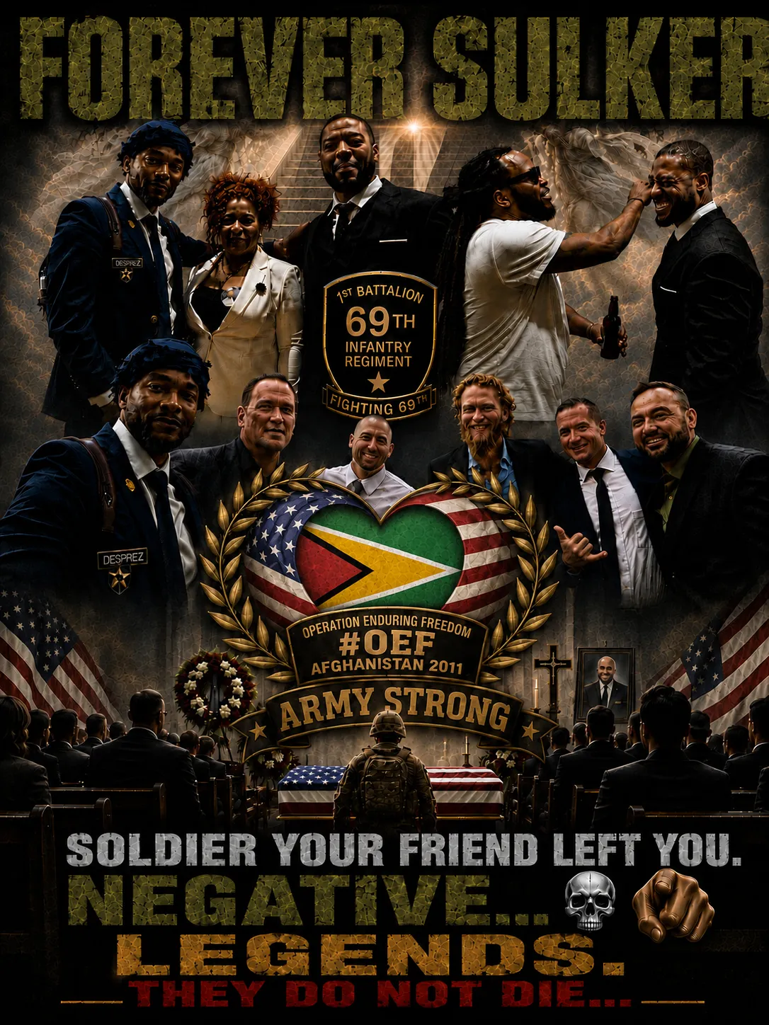 Forever Sulker Army Strong remembrance collage