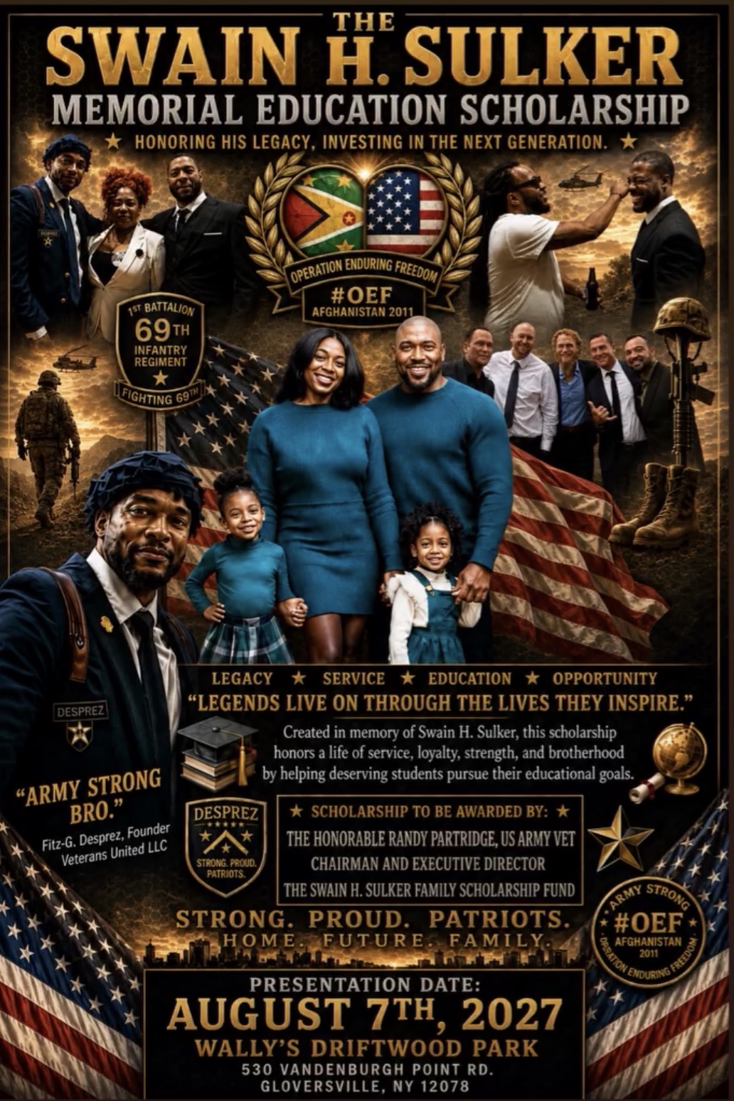 Swain H. Sulker Memorial Education Scholarship tribute poster